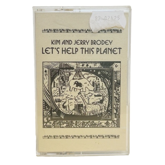 Vintage 1990 Kim and Jerry Brodey Let’s Help This Planet Music Cassette Tape Kid - Picture 3 of 10